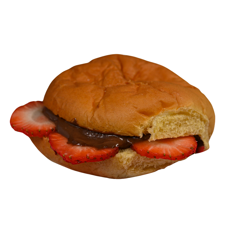 Nutella Burger cu Capsuni